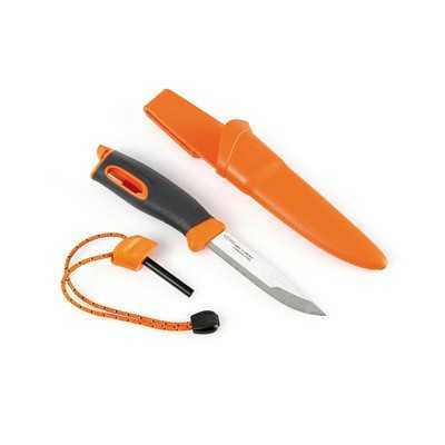 LIGHT MY FIRE SPORTS KNIFE ORANGE HANDLE WITH FIXED BLADE LMF