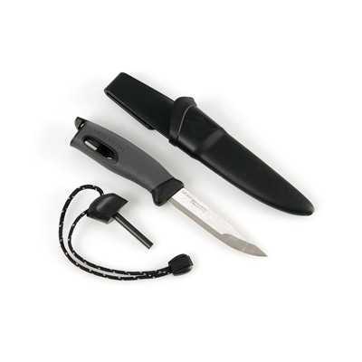 LIGHT MY FIRE COLTELLO SPORTIVO MANICO NERO A LAMA FISSA LMF FK