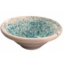 LIMBA GREEN AND WHITE GLAZED CERAMIC MEDIUM CM. 40x19h.