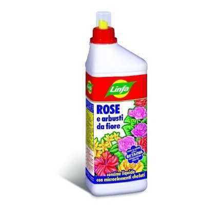 LINFA CONCIME LIQUIDO ROSE E ARBUSTI DA FIORE LT. 1 