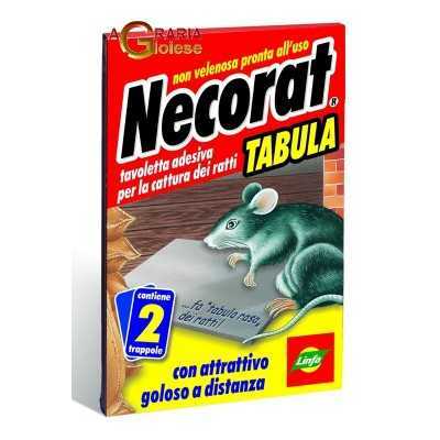 LINFA NECORAT TABULA TAVOLE ADESIVE PER TOPI E RATTI PZ. 2 
