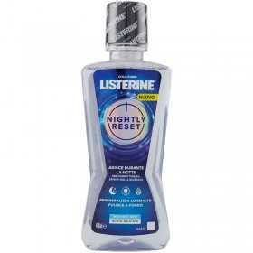 LISTERINE MOUTHWASH NIGHTLY RESET WORKS FOR THE NIGHT DELICATE