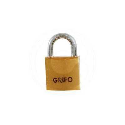 BRASS PADLOCK GRIFO MM. 25 IN BLISTER