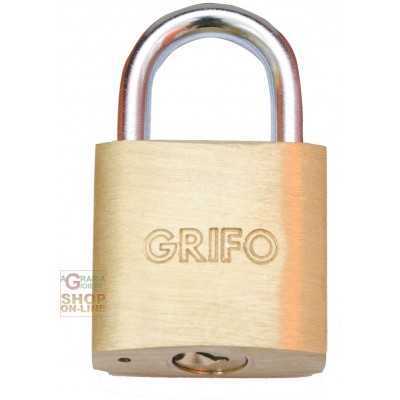 BRASS PADLOCK GRIFO MM. 30 BLISTER