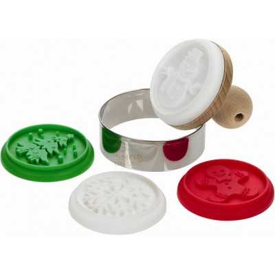 LURCH SET 4 STENCILS FOR CHRISTMAS COOKIES LU 10522