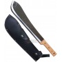 MACHETE FORGIATO CON FODERO CUOIO CM. 50 