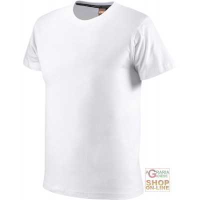 T-SHIRT COTTON SHORT SLEEVE GR 110 COLOR WHITE TG S XXL