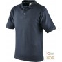 MAGLIETTA POLO 100% COTONE CARDATO COLORE BLU TG S XXL 