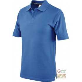 POLO SHIRT 100% CARDED COTTON ROYAL BLUE COLOR SIZE S XXL