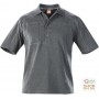 MAGLIETTA POLO 95% COTONE 5% SPANDEX MANICA CORTA COLORE GRIGIO