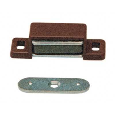 MAGNETIC RECTANGULAR BROWN PCS. 2