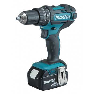 MAKITA DHP482RF3J DRILL SCREWDRIVER WITH PERCUSSION 3 BATTERIES