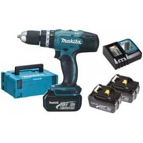 MAKITA SUPERKIT TRAPANO A PERCUSSIONE CON 3 BATTERIE 18VP 3Ah