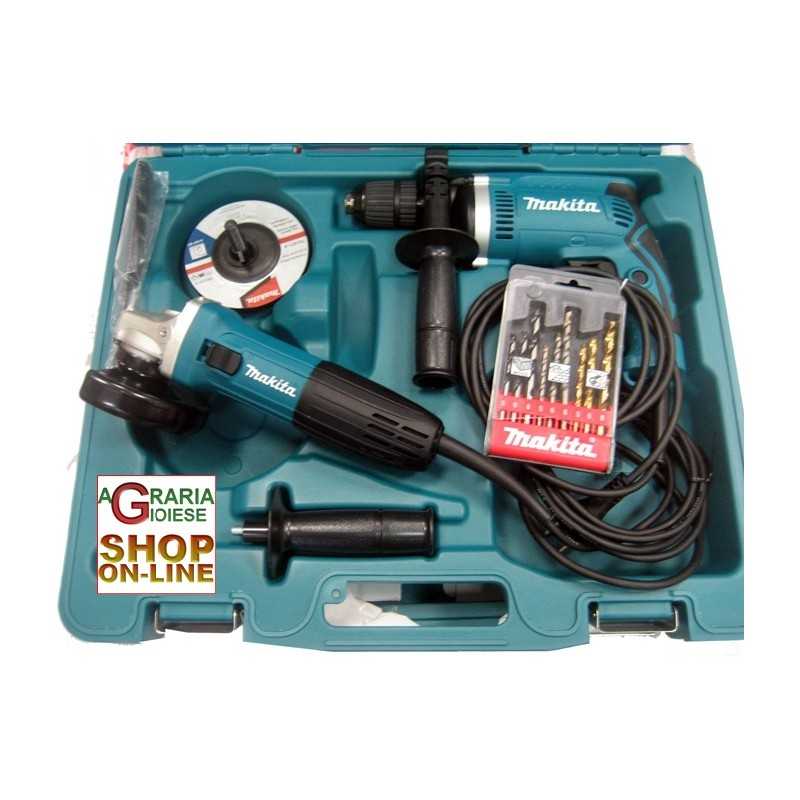 MAKITA SUPERKIT DRILL HP1631 WITH GRINDER GA4530