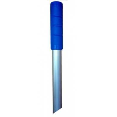 ALUMINUM HANDLE AND RUBBER HANDLE DIAM. CM. 2,5 CM LONG. 150