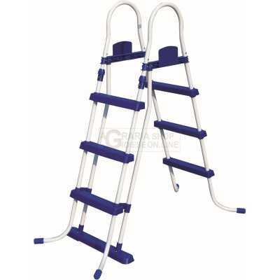 BESTWAY 58330 SAFETY LADDER FOR POOLS ROBUST HEIGHT CM. 107