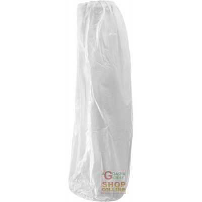 POLYTHENE SLEEVES CM 40X20 PACK OF 25 PAIRS COLOR WHITE