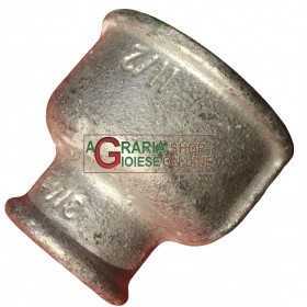 GALVANIZED REDUCED THREADED SLEEVE 1.1 / 2 - 3/4