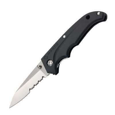 MANTIS KNIVES COLTELLO CHIUDIBILE MANICO IN PLASTICA NERO MKN