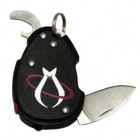 MANTIS KNIVES KEY RING WITH STEEL BLADE AND BOTTLE OPENER MKN B3