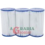 Bestway 58418 Set 3 Cartucce ricambio filtro piscina fuori