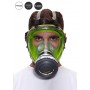 MASCHERA ANTIGAS FACCIALE BLS 5400 CLASSE 3 IN SILICONE 