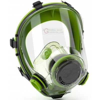FACIAL ANTI-GAS MASK WITH EYE PROTECTION POLYCARBONATE SHIELD