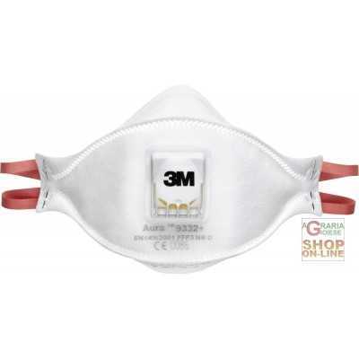 MASK 3M 9332 SERIES AURA C VALVE FFP3 NR D