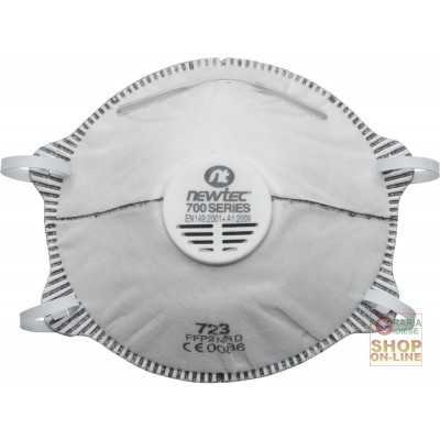 DUST MASK WITH ACTIVATED CARBON VALVE CLASS FFP2 NR D