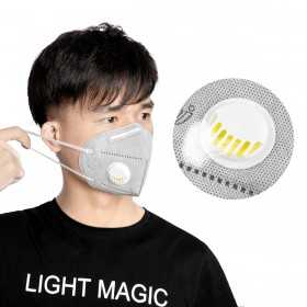 KN95 FFP2 ANTIVIRUS MASK WITH VALVE AND FILTER