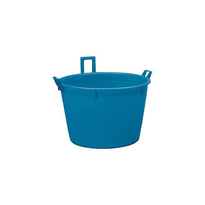 Mastello Mastellone LT 60 Quadrato Nero – Bacinella In Ferro Per Cantina Vino, 48x48x37 Cm