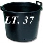 MASTELLO NERO PER PIANTE CON FORI 45X37 LT. 37 