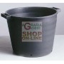 MASTELLO NERO PER PIANTE CON FORI 55X41 LT. 65 BASSO 
