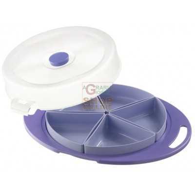 MAX ANTIPASTIERA WITH SEALED CLOSURE COVER