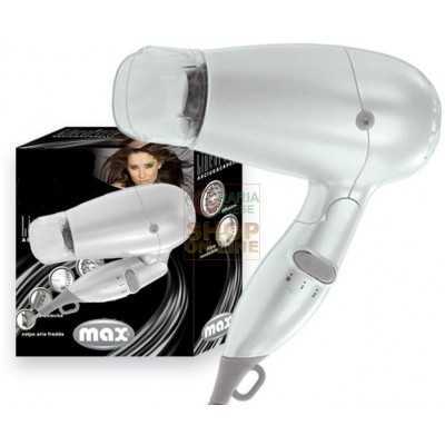 MAX ASCIUGACAPELLI TRAVEL LINEA PERLA 1000W 