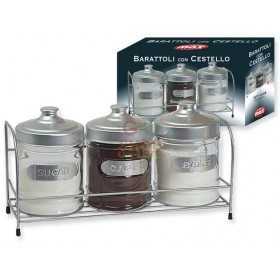 MAX JARS SET 3 PCS SUGAR SALT COFFEE