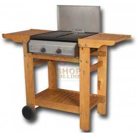 MAX STAINLESS STEEL GAS BARBECUE 117X59X108