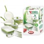 MAX BATTERIA 12PZ CERAMICA +COLTELLI/MEZZAL 