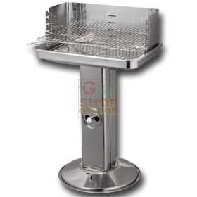 MAX BBQ STEEL RECT. HOB 58X38CM