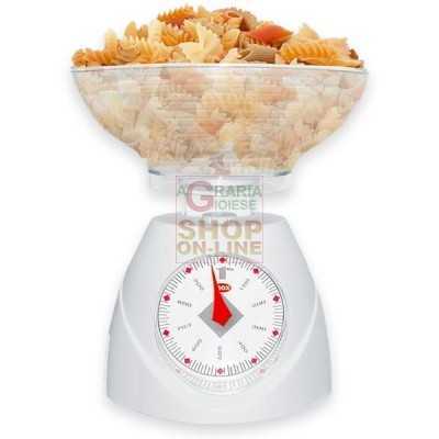 MAX BILANCIA CUCINA 1 KG BIANCA KLASSICA 
