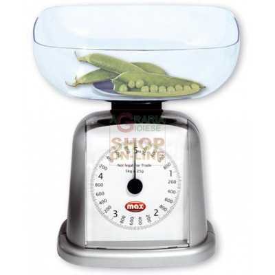 MAX KITCHEN SCALE 5 KG CAPRICE CHROME