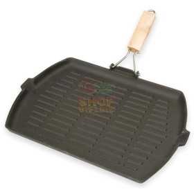 MAX BISTECCHIERA 21X35 GHISA M/LEGNO COOK 