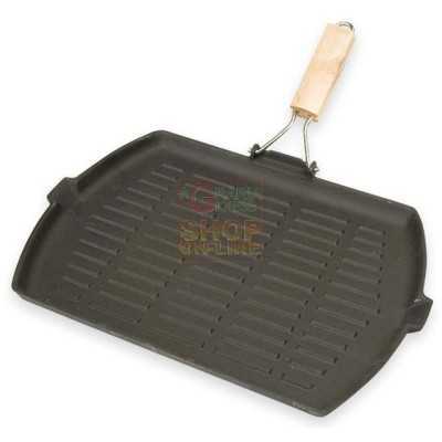 MAX BISTECCHIERA 21X35 GHISA M/LEGNO COOK 