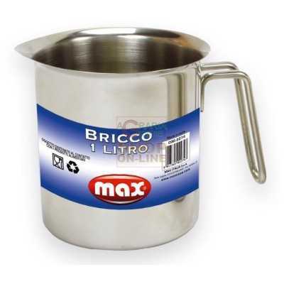 MAX BRIKKO 1LT ACCIAIO INOX 