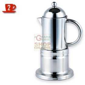 MAX COFFEE POT 2 CUPS STEEL ROMANTIKA