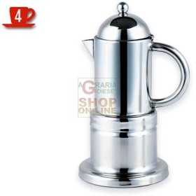MAX COFFEE MAKER 4 CUPS ROMANTIKA STEEL