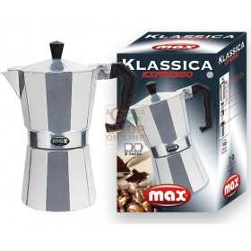 MAX ALUMINUM COFFEE MAKER 2 CUPS