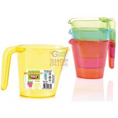 MAX GRADUATED CARAFE 500ML DISPLAY 4 COL.