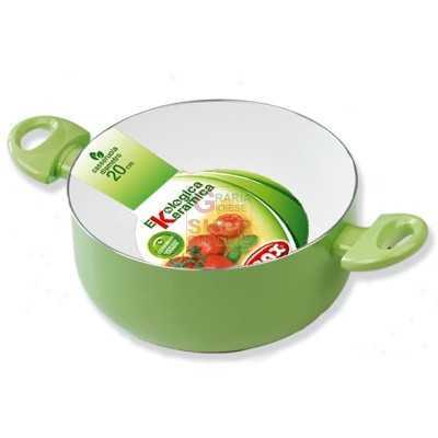 MAX CASSERUOLA 20CM ALLUMINIO EKOCERAMIKA 