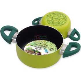 MAX CASSEROLE 22CM 2 HANDLES ALUMINUM